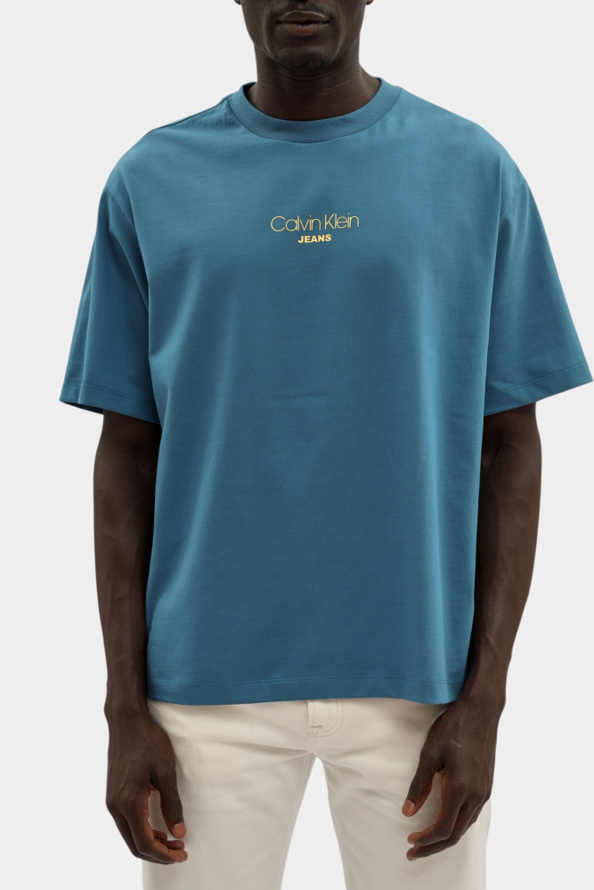 LV04RC851G Футболка Calvin Klein Jeans Голубой