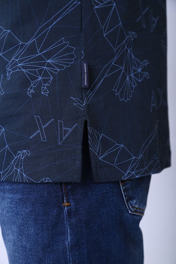 Поло Armani Exchange Синий