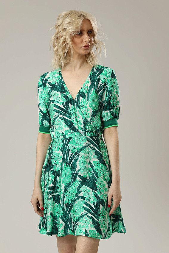 Платье Armani Exchange Зеленый