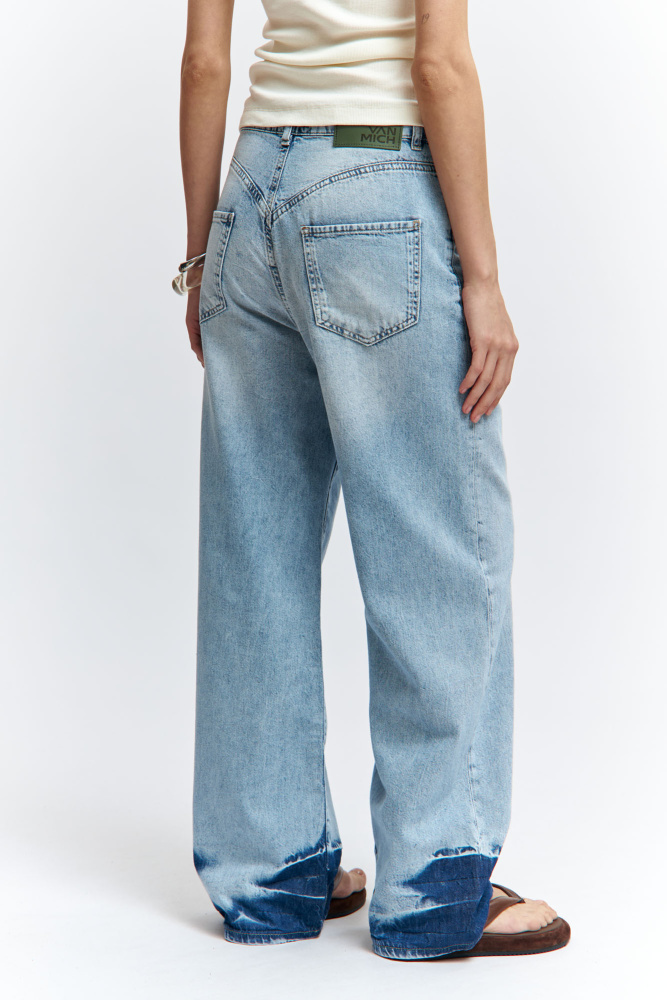 VW-OMA-33-436 брюки джинсовые van mich 