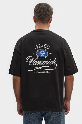 Толстовка хлопковая синяя Van Mich