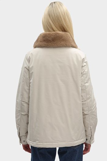 Куртка демисезонная молочная Pepe Jeans