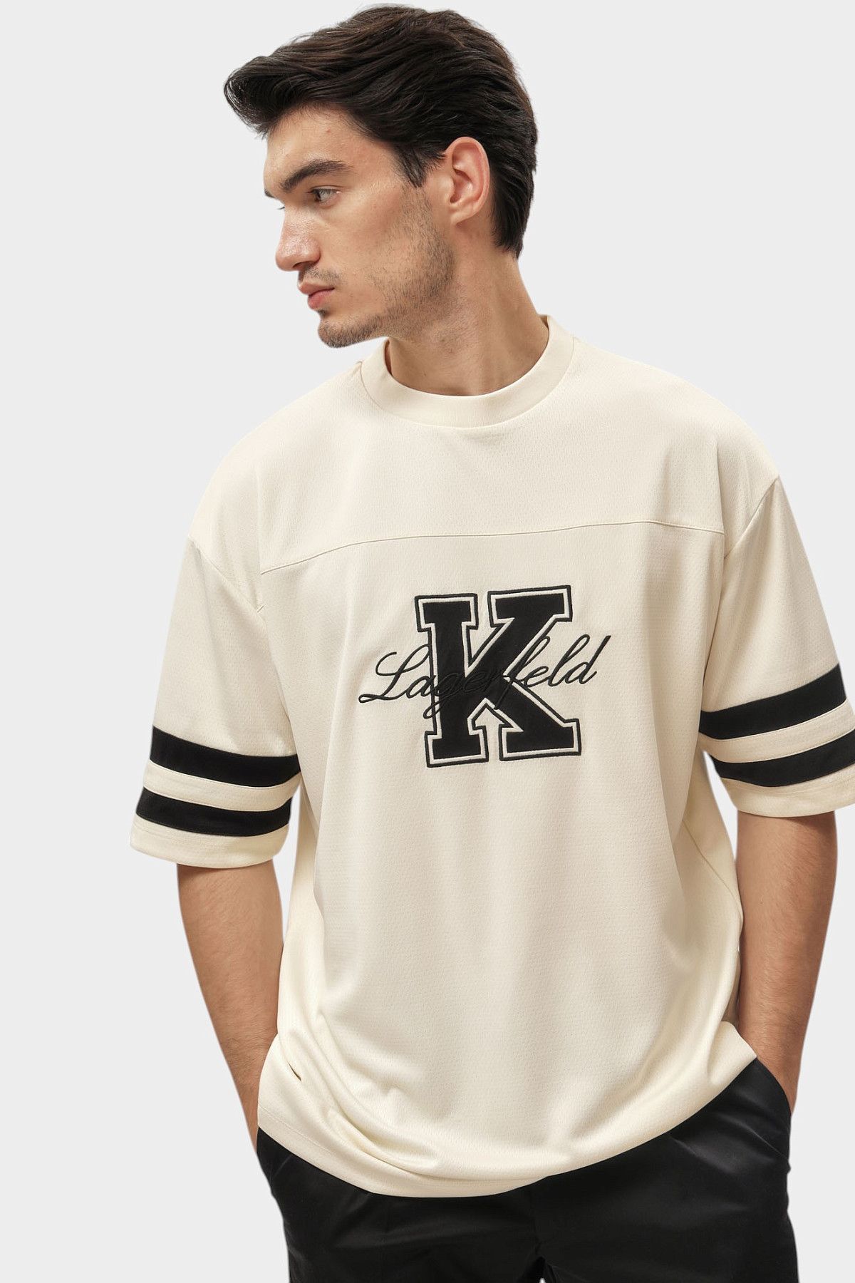Футболка Karl Lagerfeld Бежевый