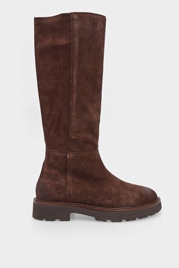 Сапоги кожаные коричневые Geox