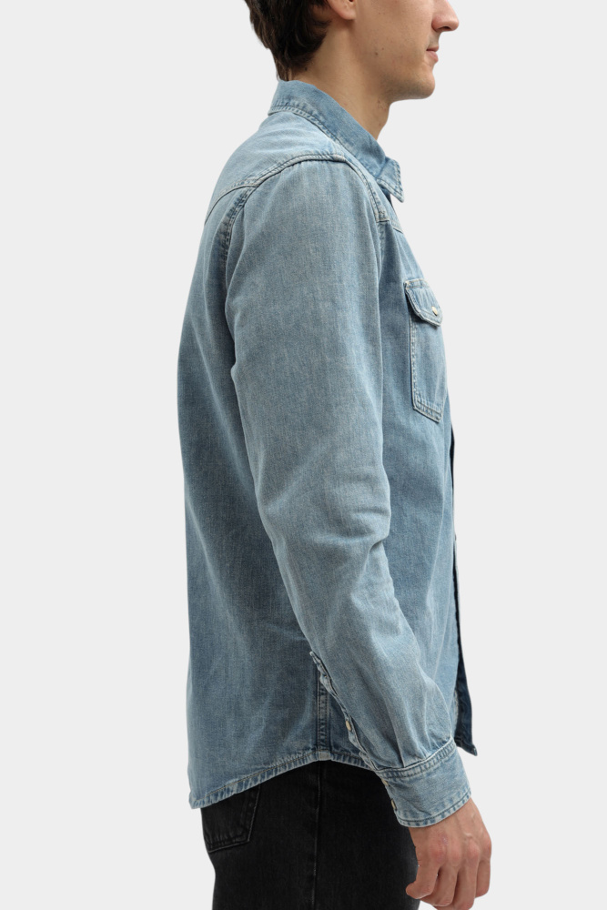 PM30909153V2 Рубашка джинсовая Pepe Jeans Синий