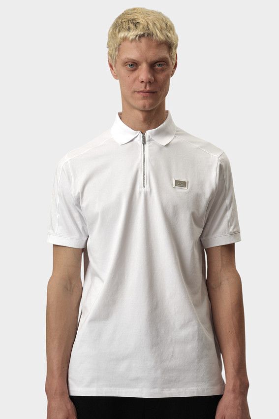 Поло Karl Lagerfeld Белый