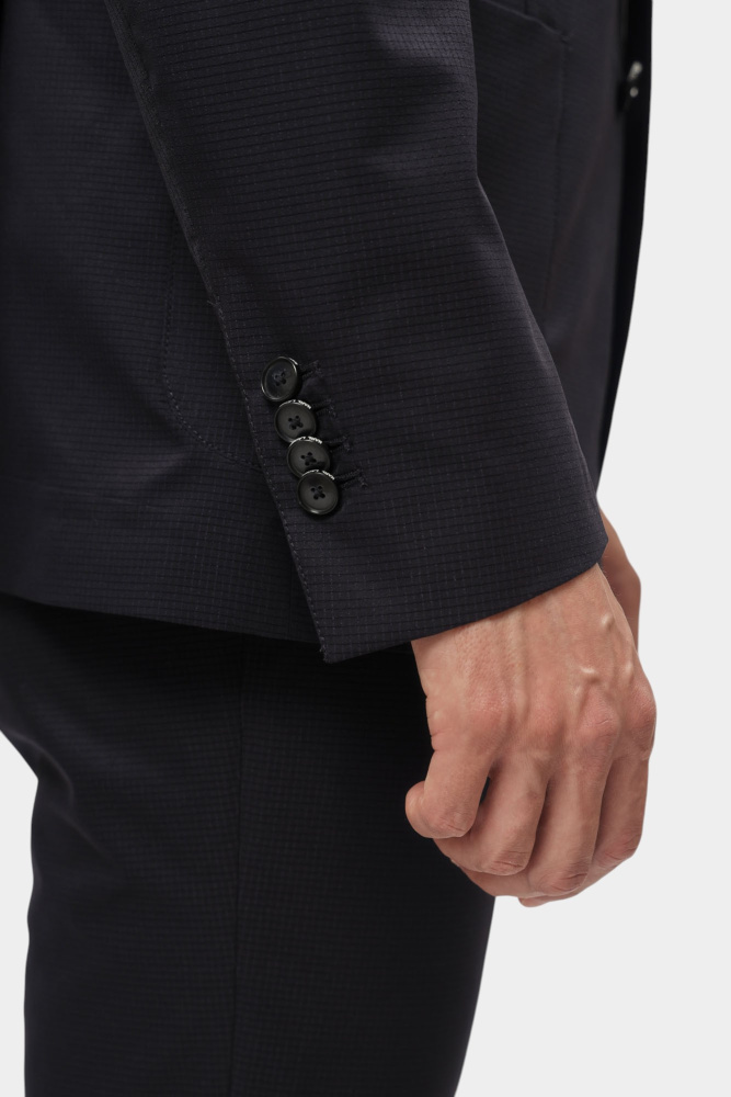 552026_155280 Пиджак классический Karl Lagerfeld Синий