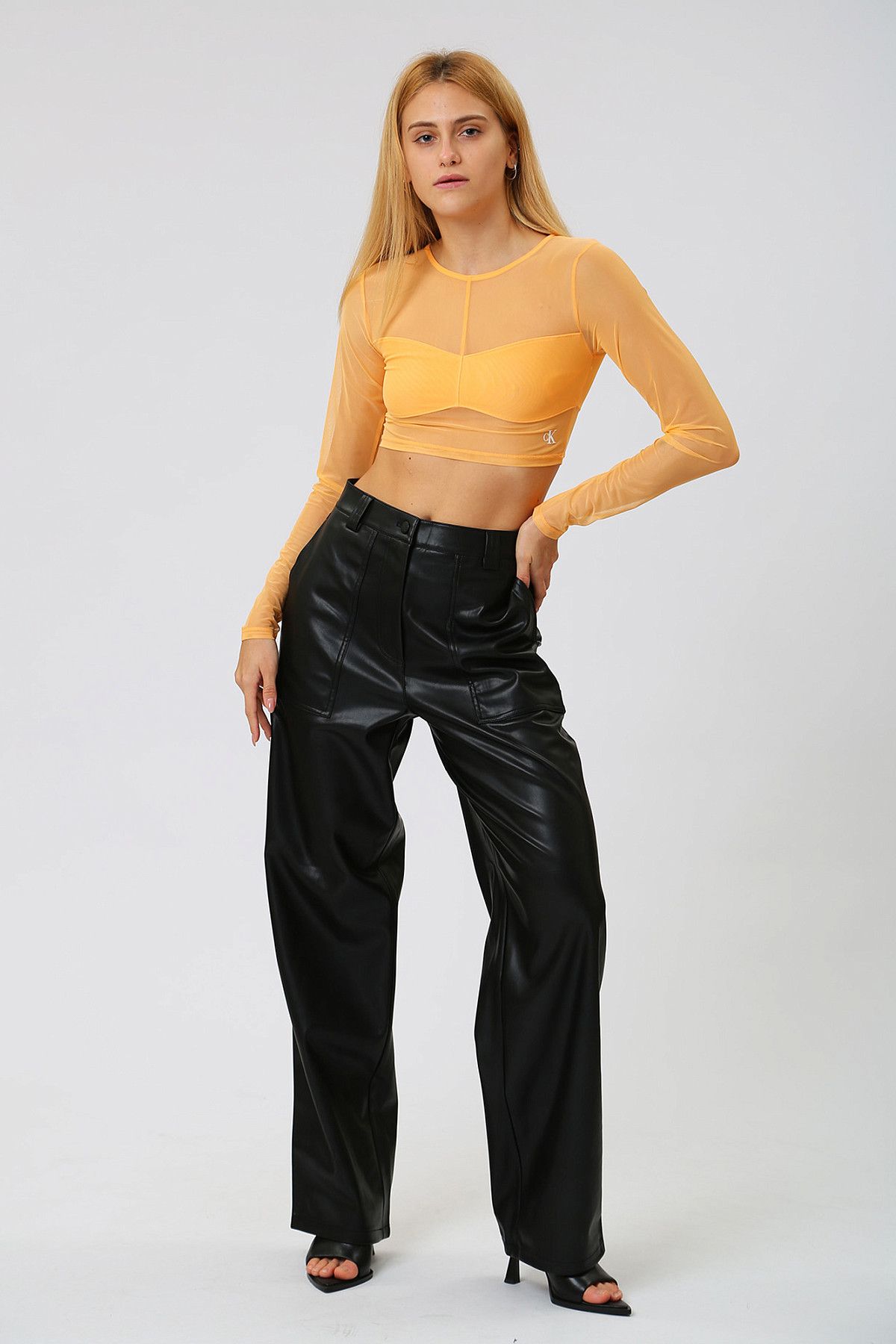Топ Calvin Klein Jeans Оранжевый