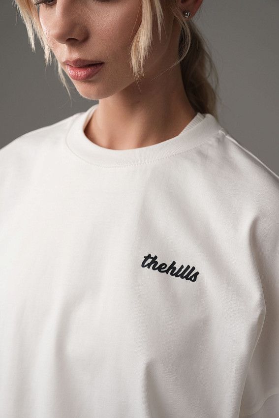 Лонгслив The Hills Молочный