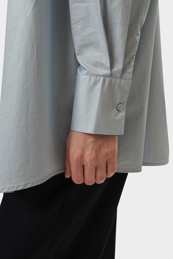 Рубашка с длинным рукавом Armani Exchange Голубой