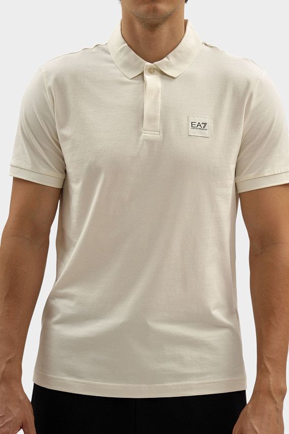 Поло EA7 Бежевый
