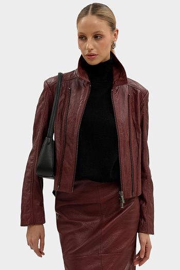 Кожаная куртка Armani Exchange