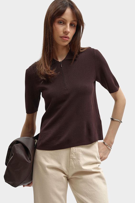 Поло Trussardi Коричневый