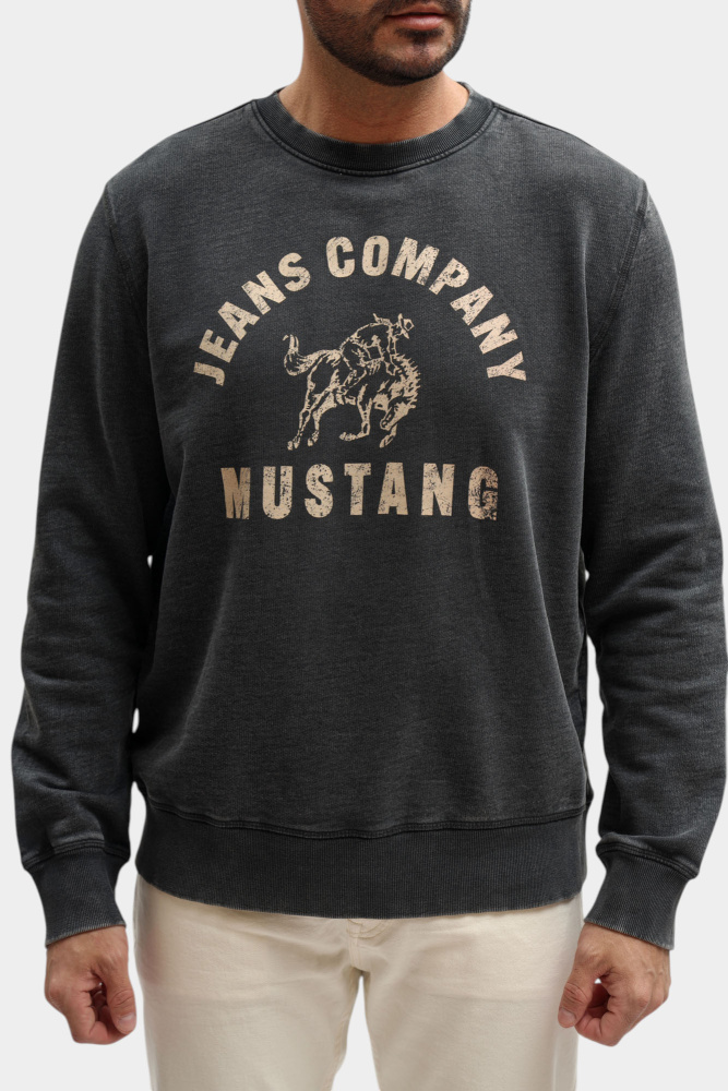 1017553 Свитшот Mustang Черный