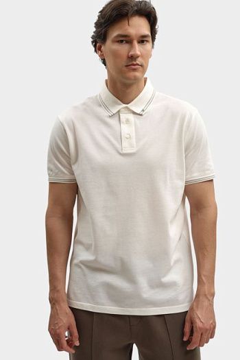 Поло из хлопка Emporio Armani