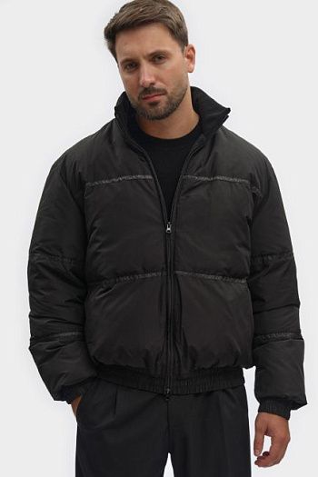 Куртка демисезонная черная Bikkembergs