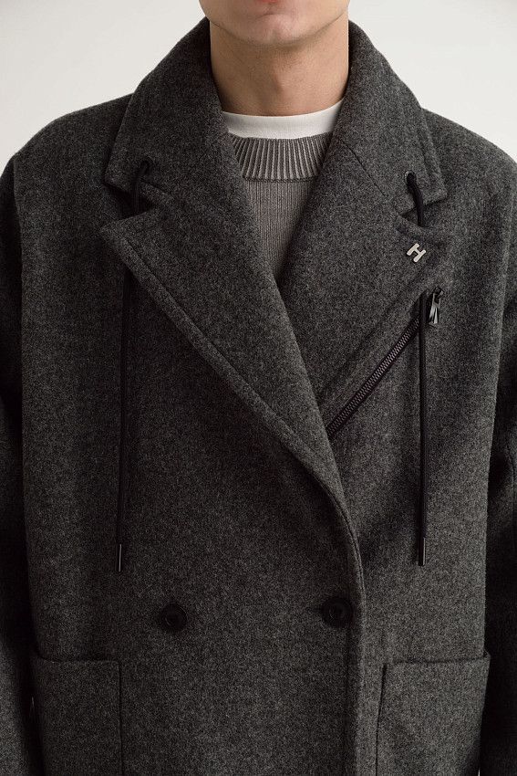 Пальто The Hills Серый