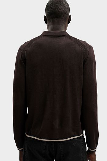 Поло с длинным рукавом Emporio Armani