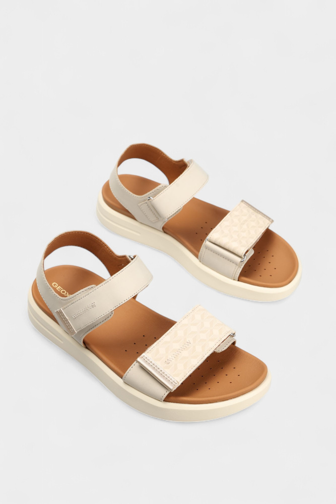 D45PAE04304C Сандалии Geox Бежевый