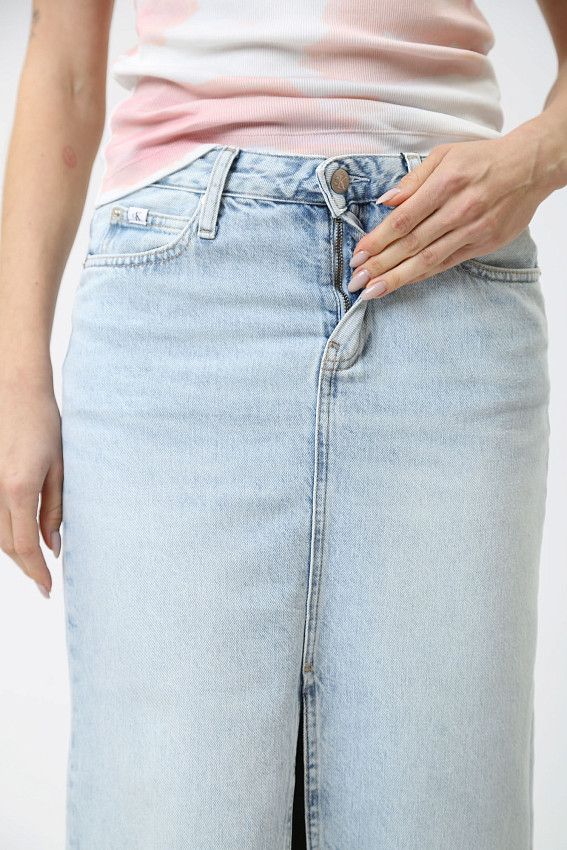 Юбка джинсовая Calvin Klein Jeans Голубой