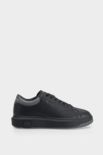 Кеды черные кожаные Armani Exchange