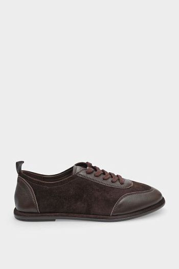 Туфли casual кожаные коричневые Red Pin