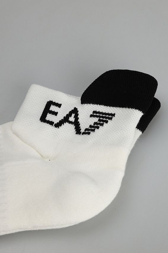 Короткие носки EA7 Белый