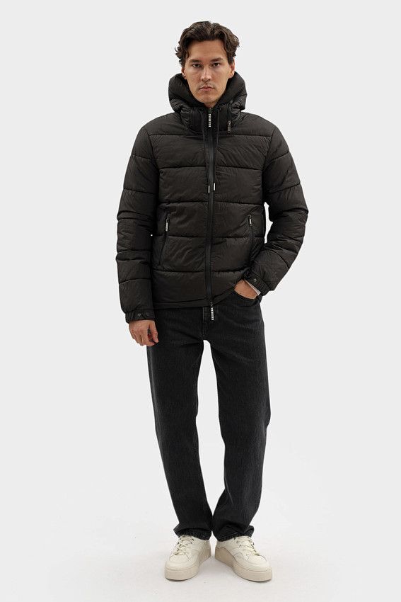 Пуховик Bikkembergs Черный