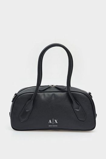 Сумка багет черная Armani Exchange