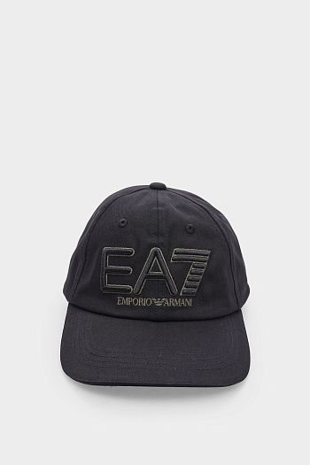 Кепка хлопковая черная EA7