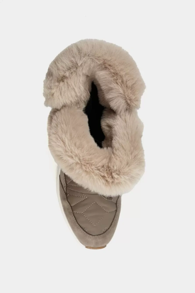 D46WPB0FU22C Полусапожки Geox Капучино