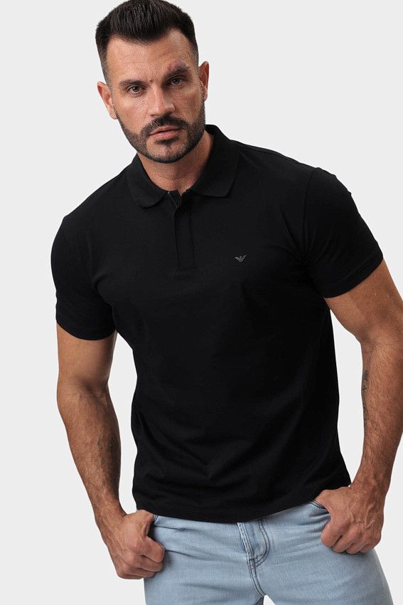 Поло Emporio Armani Синий
