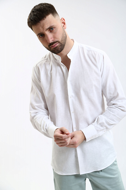 Сорочка льняная д/р Karl Lagerfeld