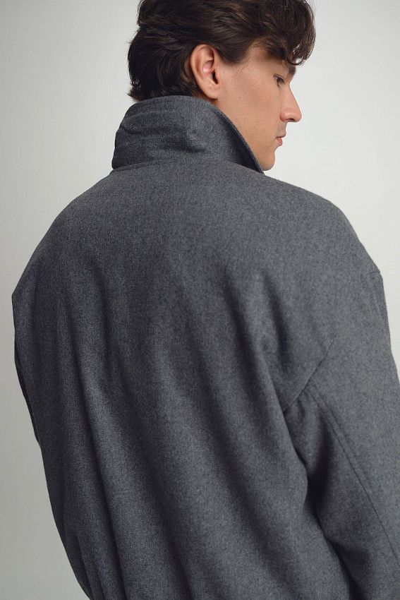 Бомбер The Hills Серый