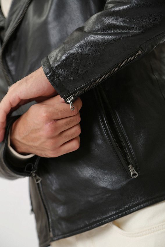 Куртка кожаная Pepe Jeans Черный