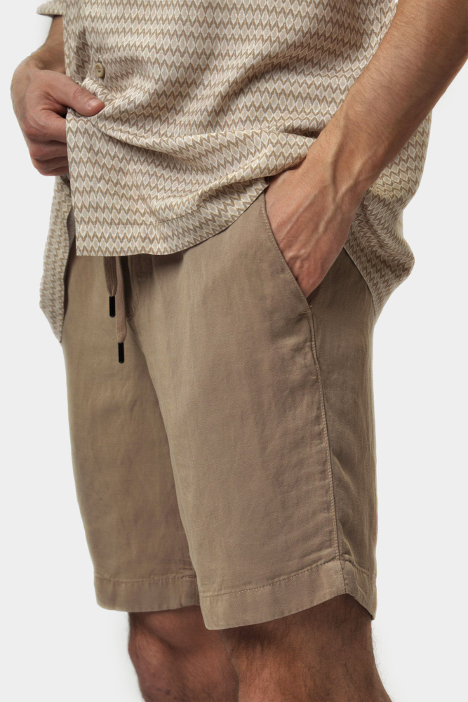 30046804_10015385 Шорты льняные Strellson Бежевый