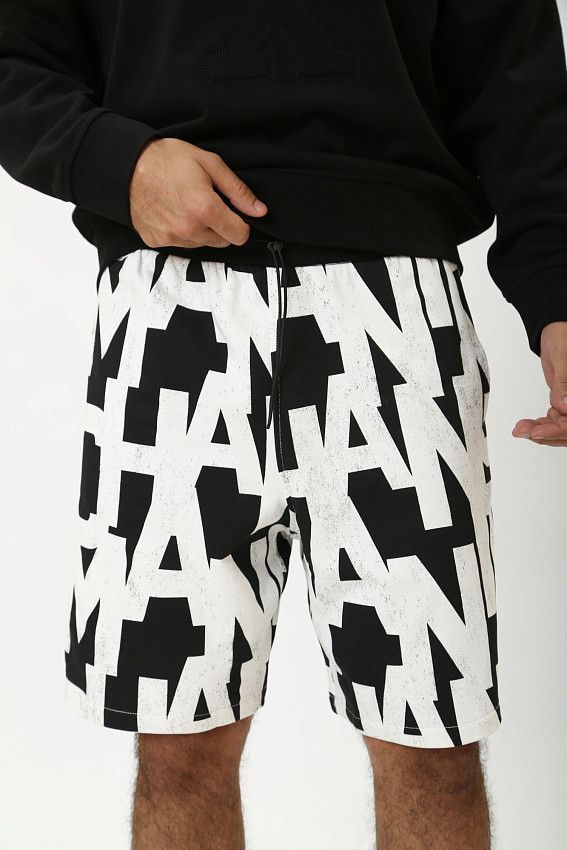 Шорты трикотажные Armani Exchange Черный