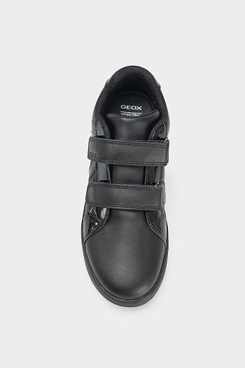 Кроссовки черные кожаные Geox