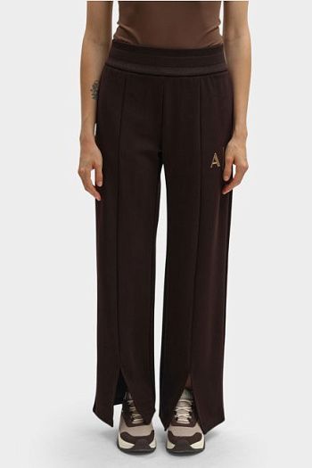 Брюки спортивные из вискозы коричневые Armani Exchange