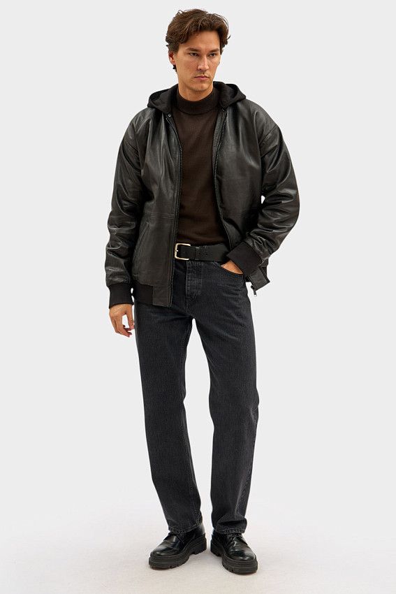 Куртка кожаная Mustang Черный