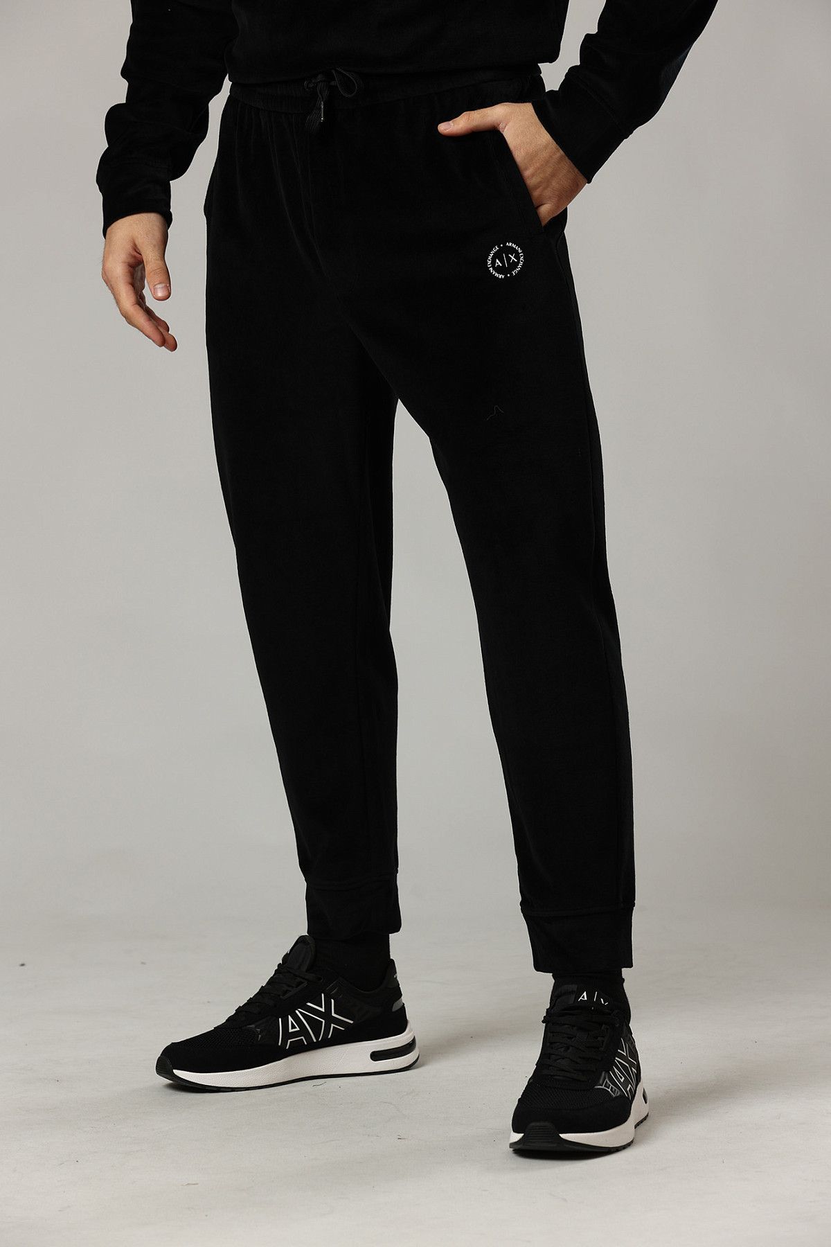 Брюки спортивные Armani Exchange Черный