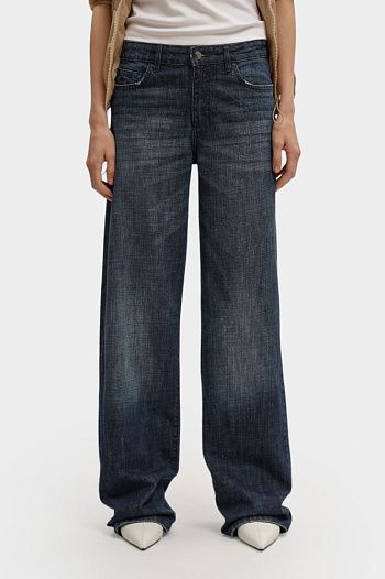 Джинсы широкие синие Armani Exchange