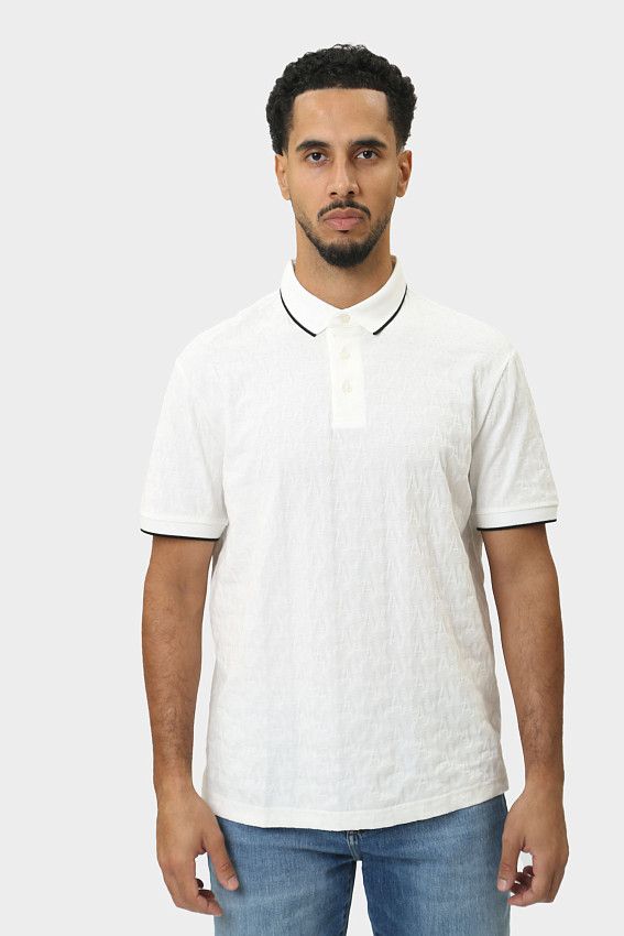 Поло Armani Exchange Белый