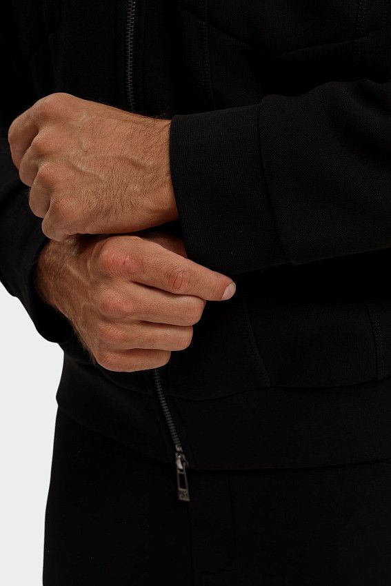 Толстовка с капюшоном Armani Exchange Черный