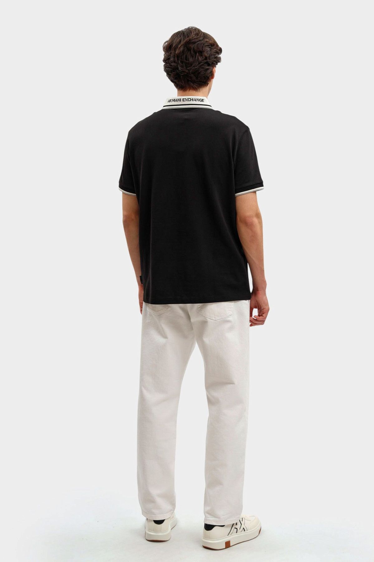 Поло Armani Exchange Черный