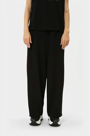 Брюки спортивные хлопковые черные Armani Exchange