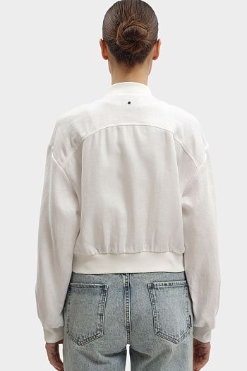 Бомбер из льна Armani Exchange