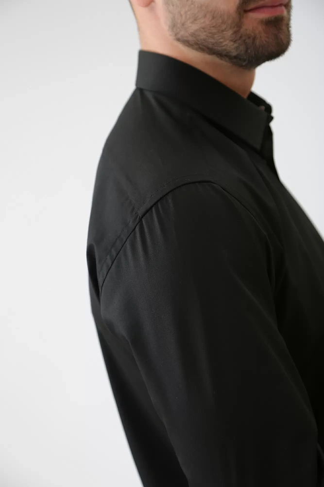 500699_605000 Сорочка д/р Karl Lagerfeld Черный