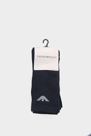 Носки хлопковые синие Emporio Armani