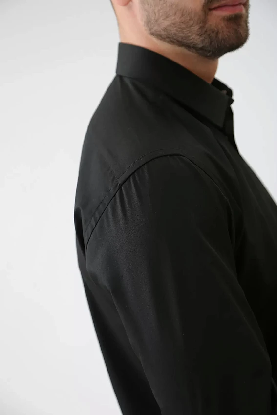 Сорочка д/р Karl Lagerfeld Черный